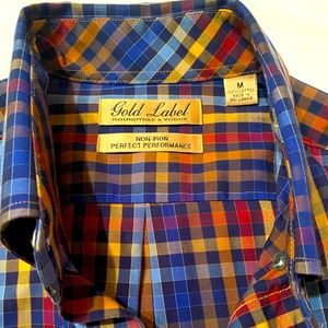 Gold label button up